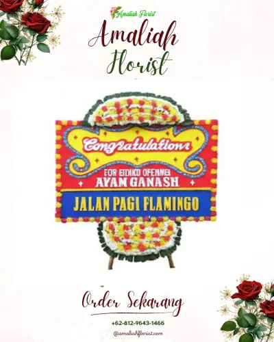 Bunga Papan Congratulation di Gejagan